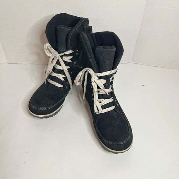 Sorel Meadow Lace Suede Leather Lined Snow Winter Short Boots - Picture 3 of 14